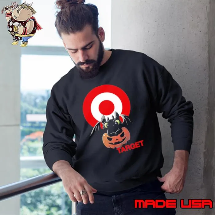 Pumpkin baby toothless with target logo s Sweatshirt