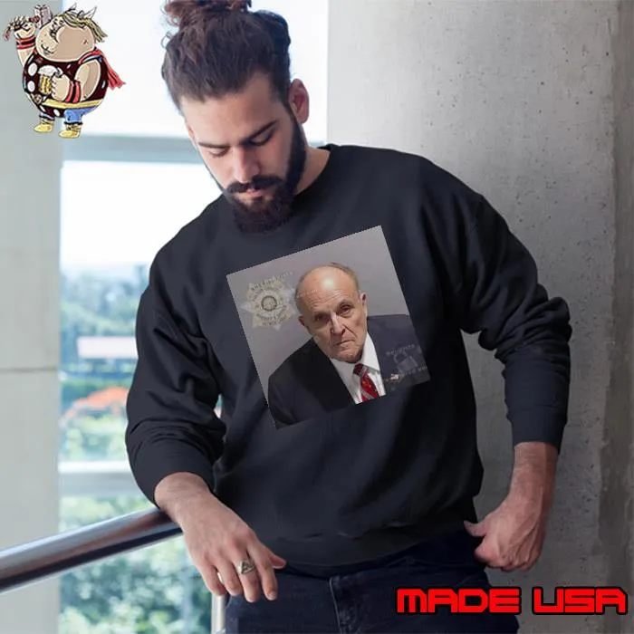 Rudy Giuliani’s Mugshot shirt
