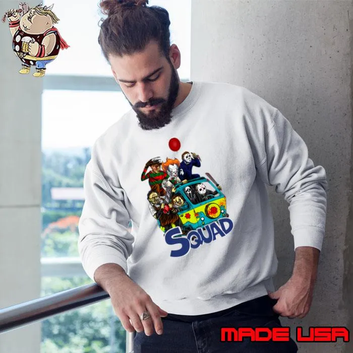 Squad Horror Movie Halloween Witch Please Show Off T-Shirt Sweatshirt