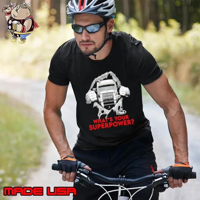 What's your superpower mack truck logo shirt