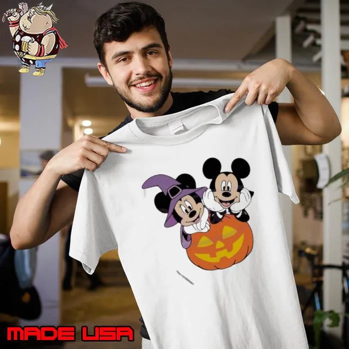 2023 Halloween Mickey And Minnie Pumpkin s Unisex