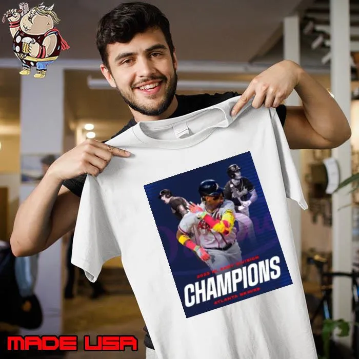 2023 NL East Division Champions Atlanta Braves Shirt Unisex