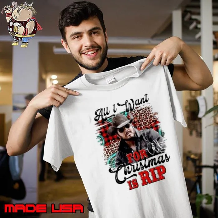 All I Want For Christmas Is Rip Yellowstone Signature 2023 Shirt Unisex