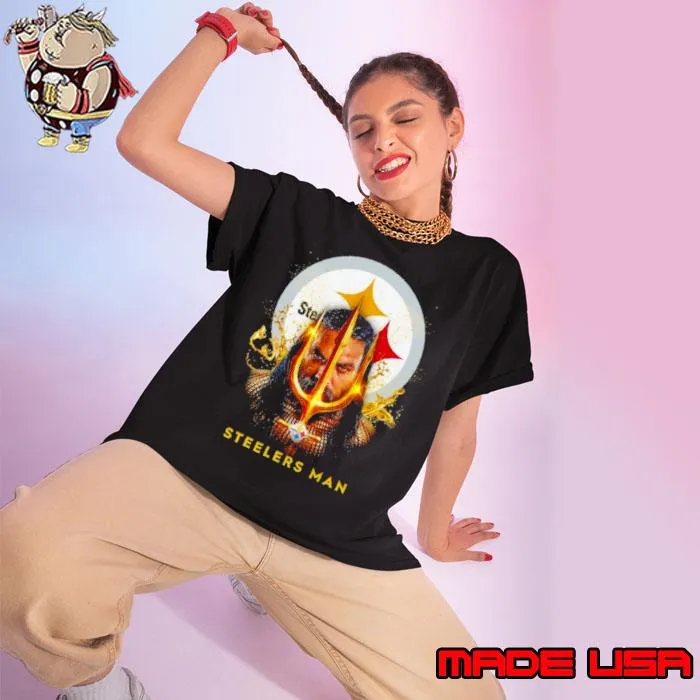 Aquaman Steelers Man 2023 Shirt Ladies tee