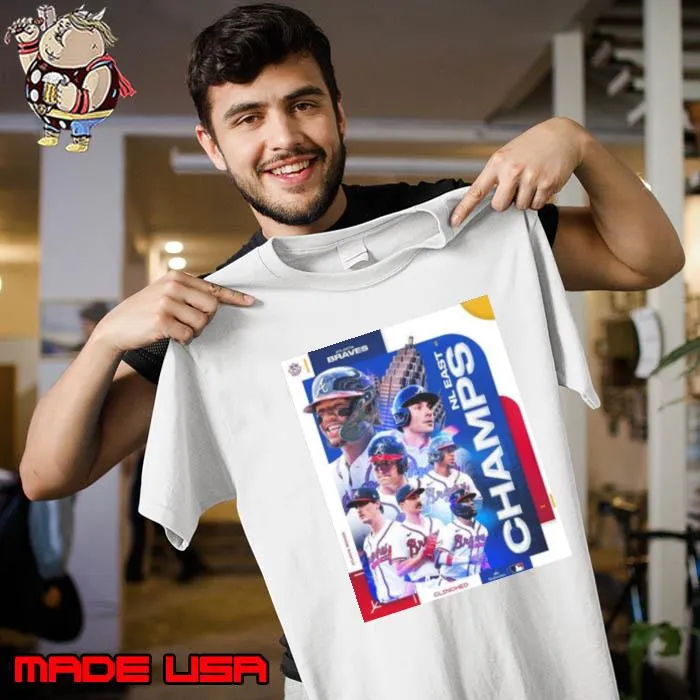 Atlanta Braves Are MLB NL East Champions 2023 For The 6 Straight Season s Unisex