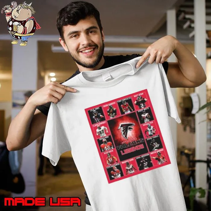 Atlanta Falcons Legends Players 2023 Signatures s Unisex