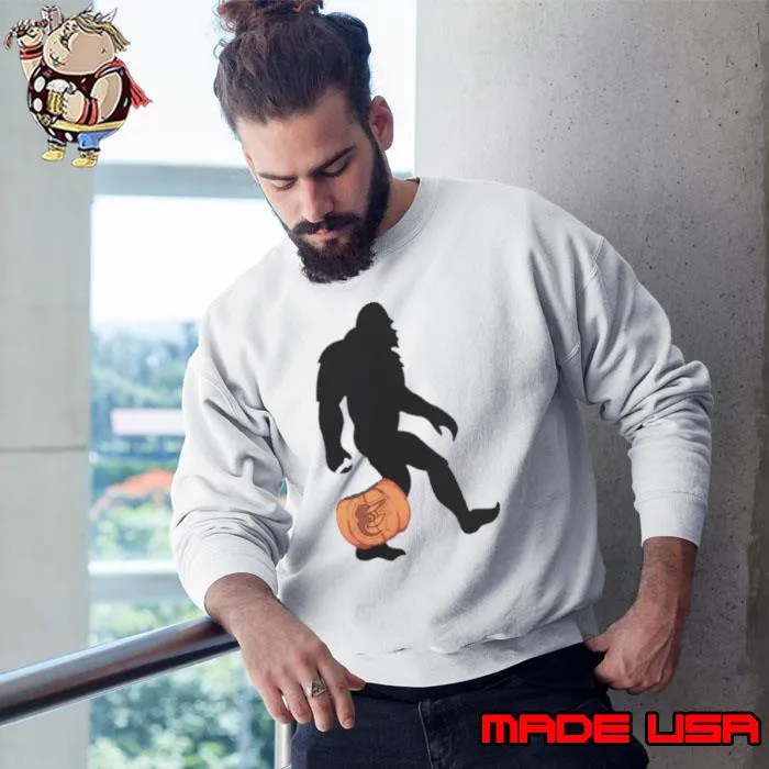 Baltimore Orioles Bigfoot Halloween s Sweatshirt