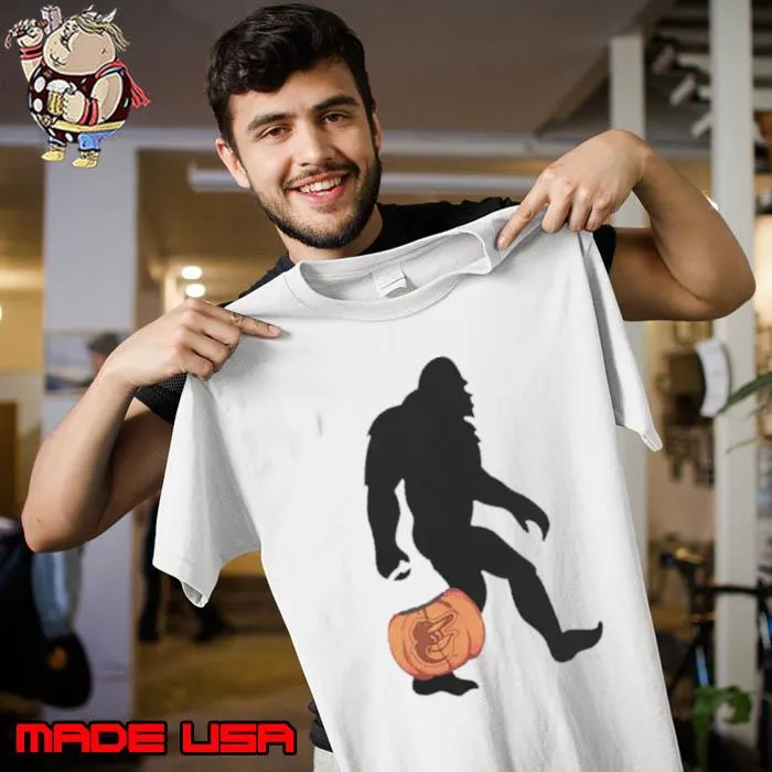 Baltimore Orioles Bigfoot Halloween s Unisex