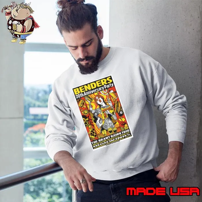 Bender 20th Anniversary Party The Brant Bjork Trio & Highwinds Sept 9, 2023 Poster s Sweatshirt