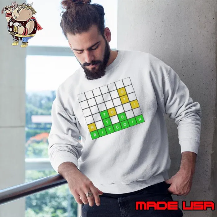 Bitcoin word game s Sweatshirt