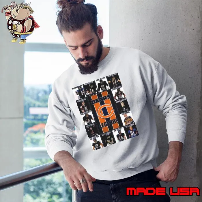 Chicago Bears Legends Players 2023 Signatures s Sweatshirt