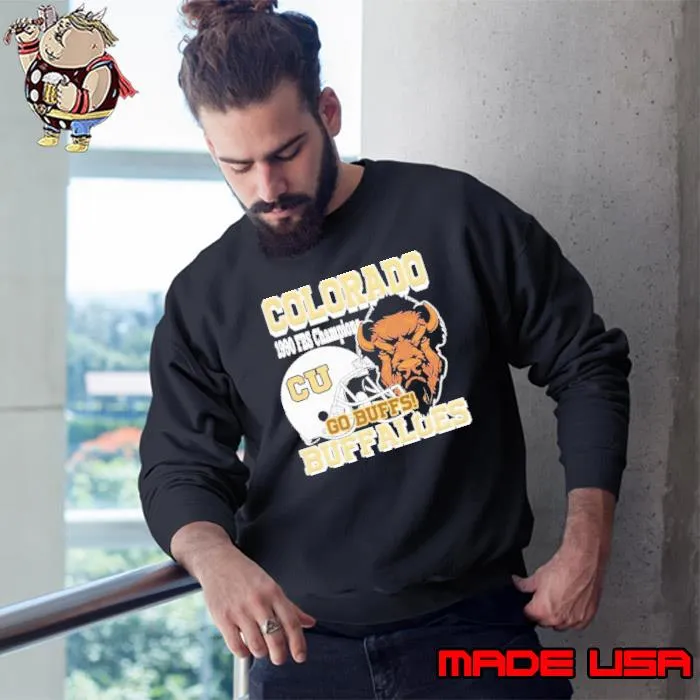 Colorado Buffaloes 1990 FBS Champions go Buffs Buffaloes shirt
