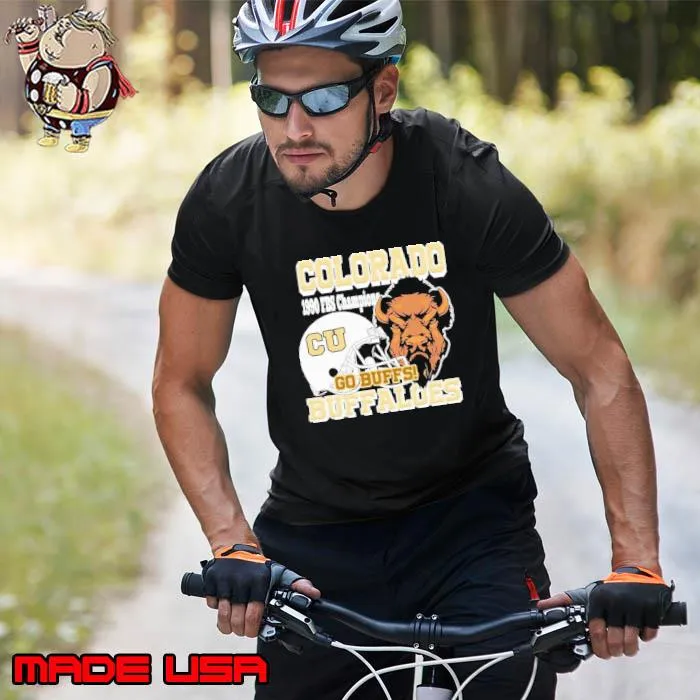 Colorado Buffaloes 1990 FBS Champions go Buffs Buffaloes s Unisex