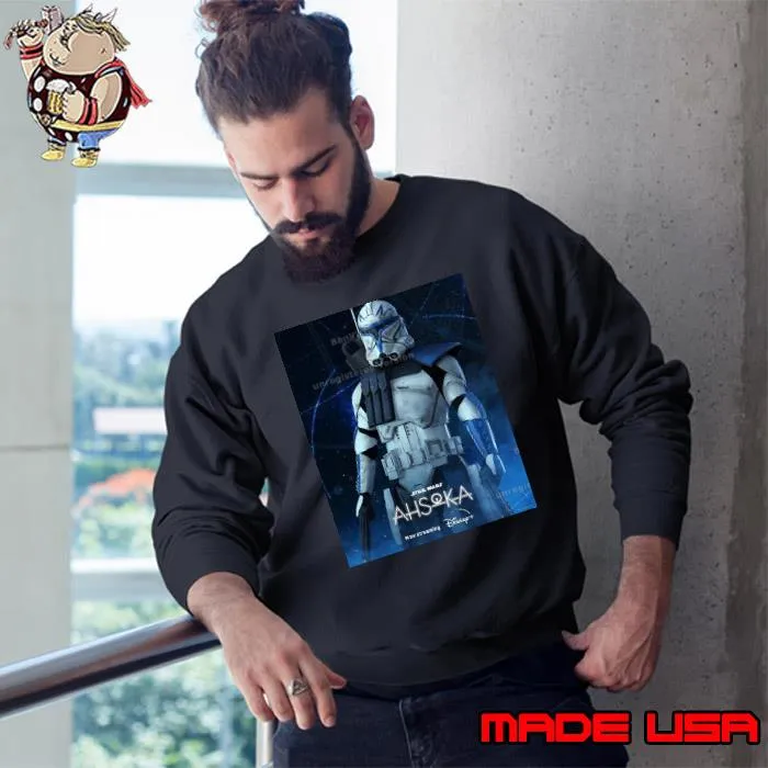 Commander rex in ahsoka Star wars movie new streaming in disney plus shirt