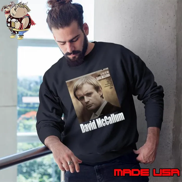 David McCallum actor and musician T-Shirt