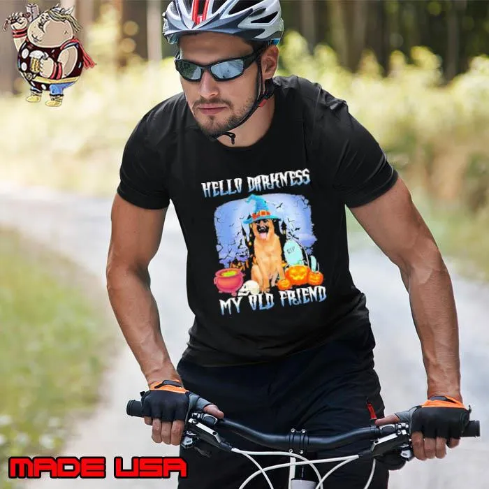 Dog Hello Darkness My old Friend Happy Halloween s Unisex