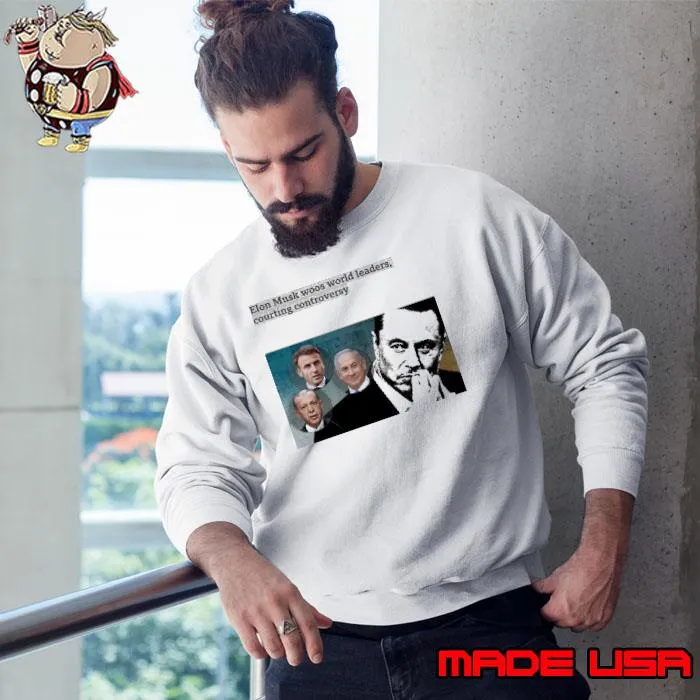 Elon Musk woos world leaders courting controversy Emmanuel Macron Recep Tayyip Erdoğan s Sweatshirt