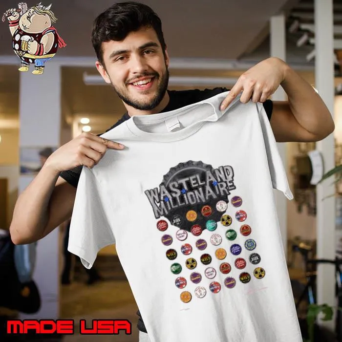 Fallout Bottlecaps Wasteland Millionaire Shirt Unisex