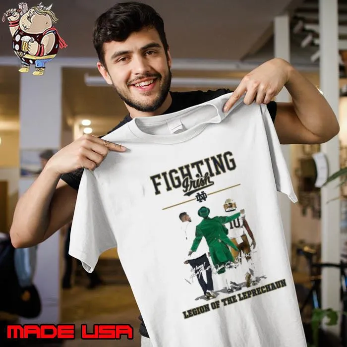 Fighting Irish Legion of the Leprechaun signatures s Unisex