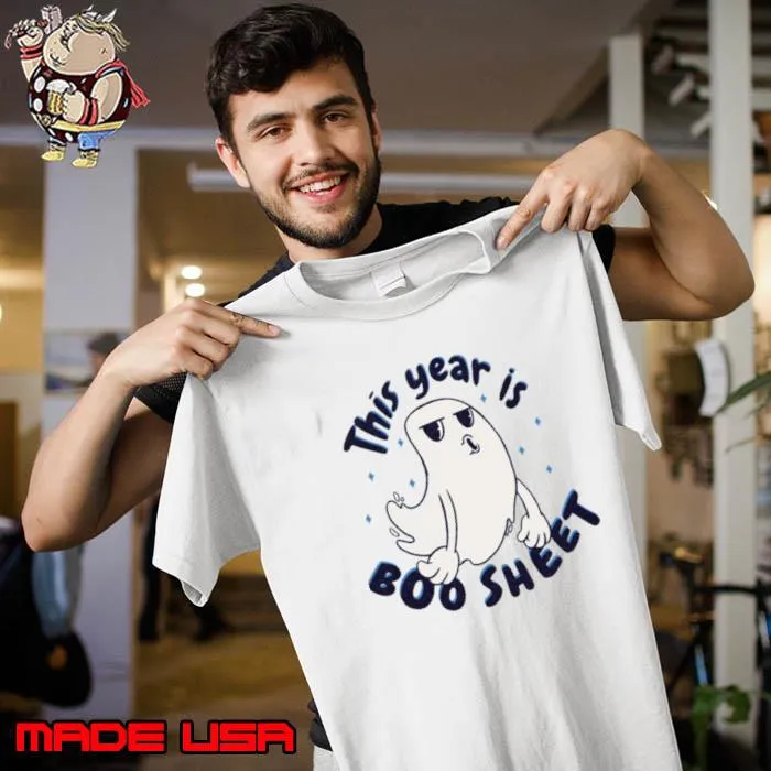 Halloween This Year Is Boo Sheet Cute Cartoon Ghost s Unisex