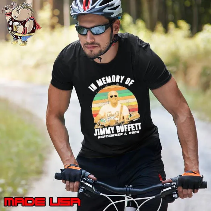 In memory of Jimmy Buffett september 1,2022 vintage signature s Unisex