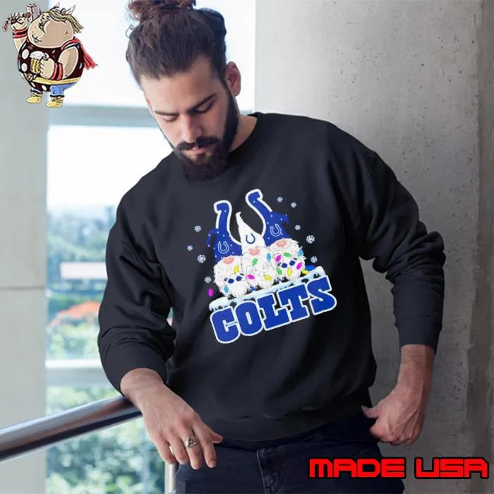 Indianapolis Colts Football Gnomes Christmas 2023 s Sweatshirt