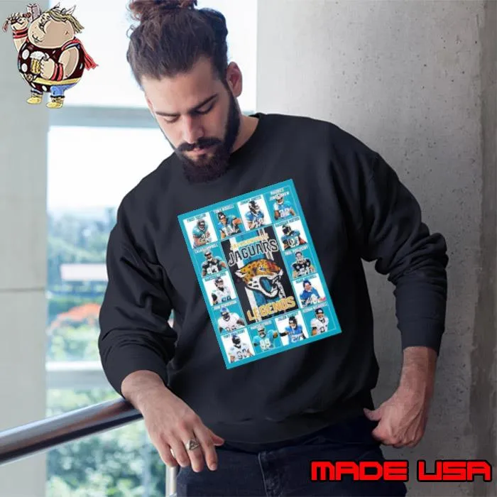 Jacksonville jaguars legends football team shirt