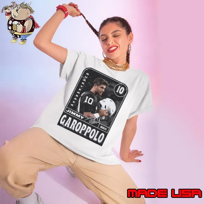 Jimmy Garoppolo Signature American football quarterback Las Vegas Card T-Shirt