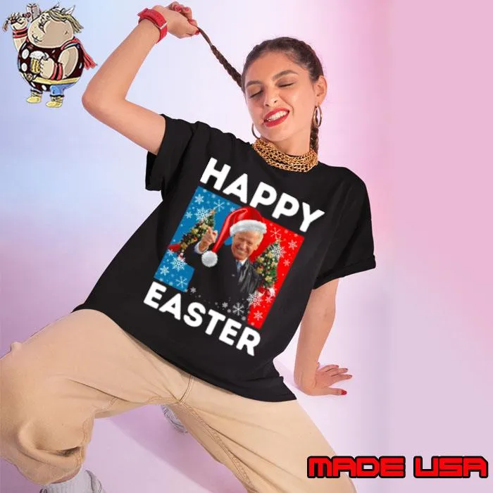 Joe Biden Happy Easter Joe Biden Santa s Ladies tee