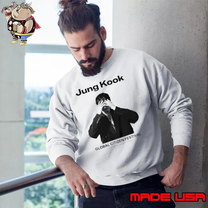 Jungkook global citizen festival central park 2023 s Sweatshirt