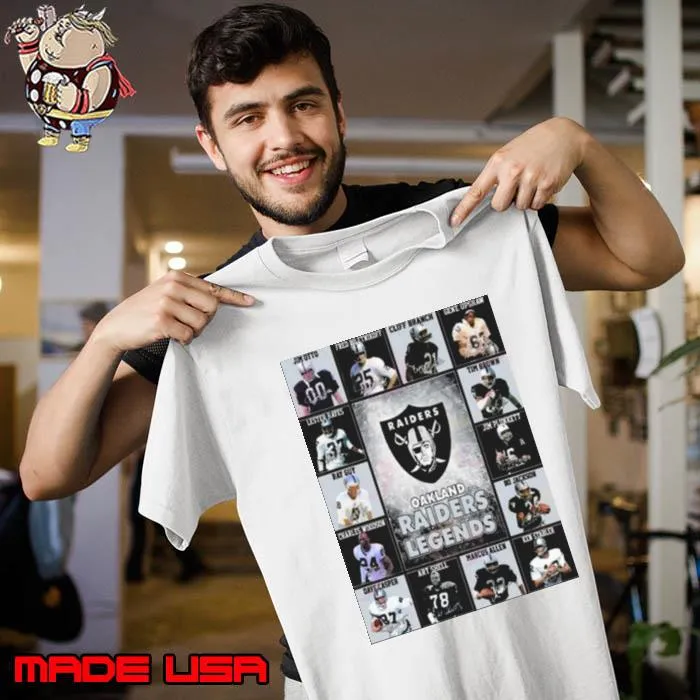 Las Vegas Raiders Legends Players 2023 Signatures s Unisex