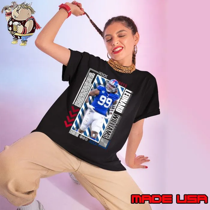 Leonard Williams American football defensive end for the Giants 99 T-Shirt