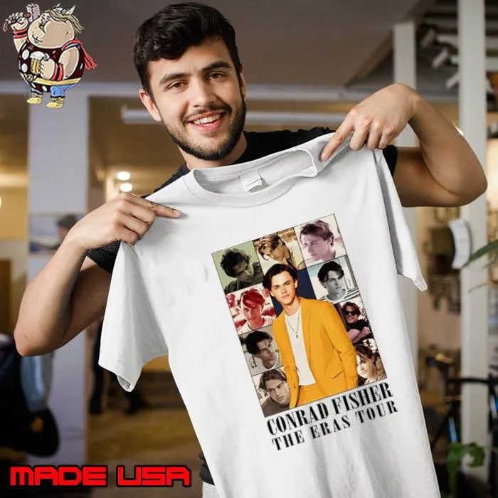 Little Conrad main character in the Prime Video Fisher The Eras Tour T-Shirt Unisex