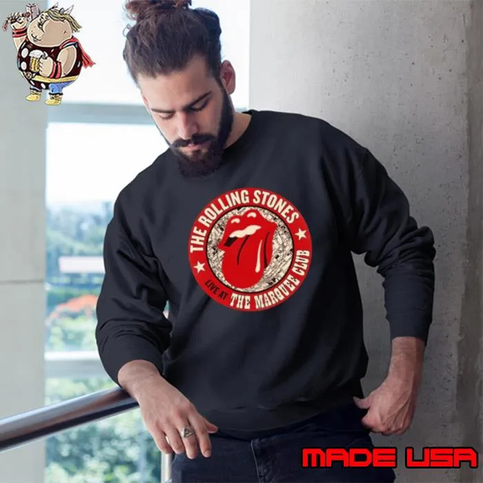 Live At The Marquee Club The Rolling Stones Map First Ever Show Shirt Sweatshirt