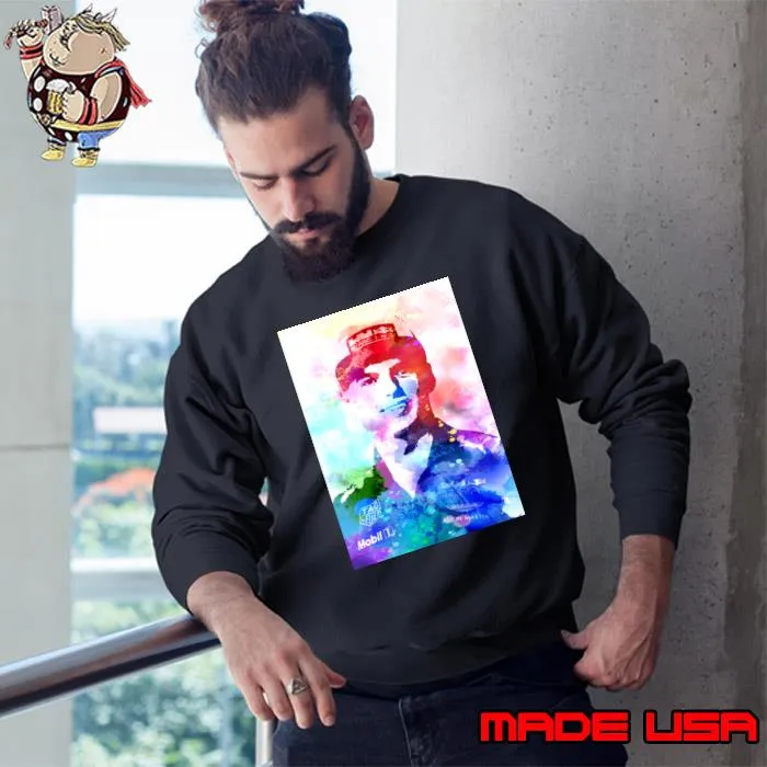 Max Verstappen Watercolor Dutch and Belgian racing driver and the 2021 and 2022T-Shirt Sweatshirt