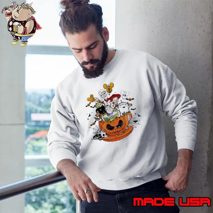 Mickey Balloon Toy Story Halloween Pumpkin Shirt Sweatshirt