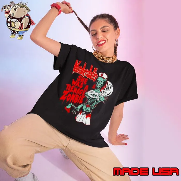 Murderdolls she was anage zombie s Ladies tee