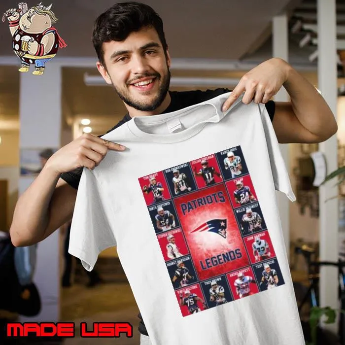 New England Patriots Legends Players 2023 Signatures s Unisex