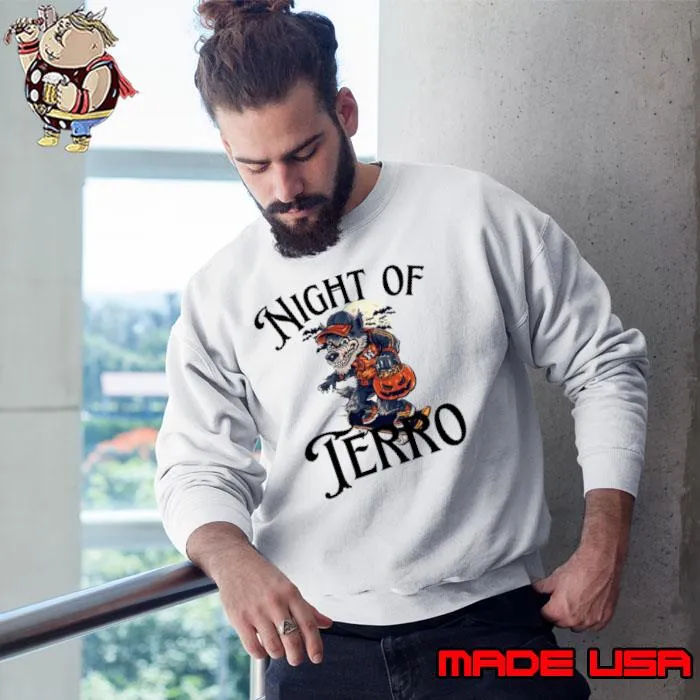 Night Of Terro Halloween Costume s Sweatshirt