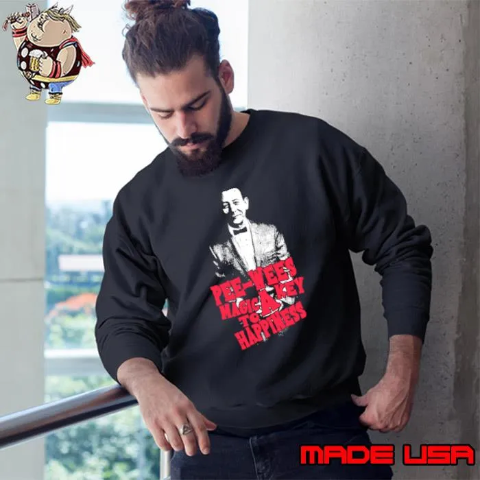 Pee-wee's Magic A Key to Happiness. T-Shirt Sweatshirt