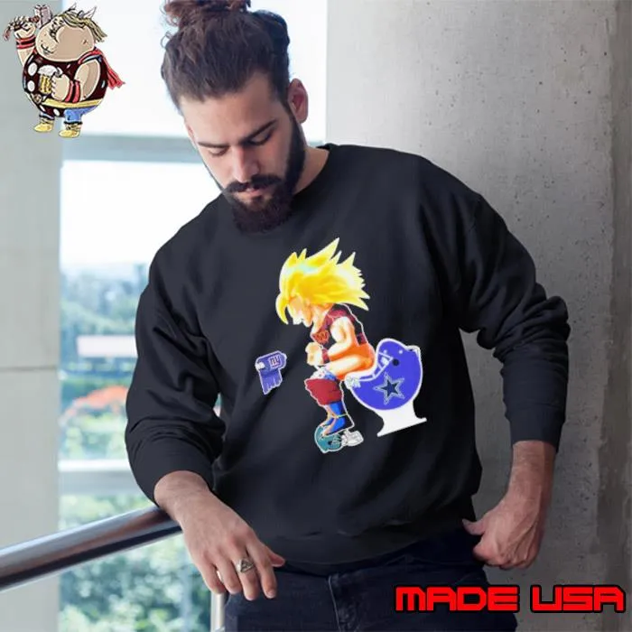 Son Goku Washington Commanders Shitting On Toilet Dallas Cowboys And Other Teams 2023 s Sweatshirt