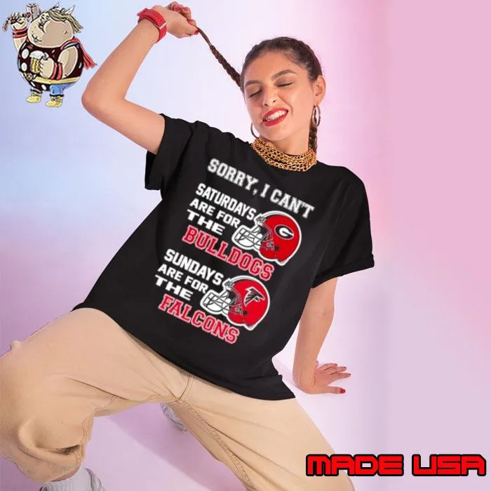 Sorry I Can’t Saturdays Are For The Georgia Bulldogs Are For The Baltimore Ravens 2023 s Ladies tee