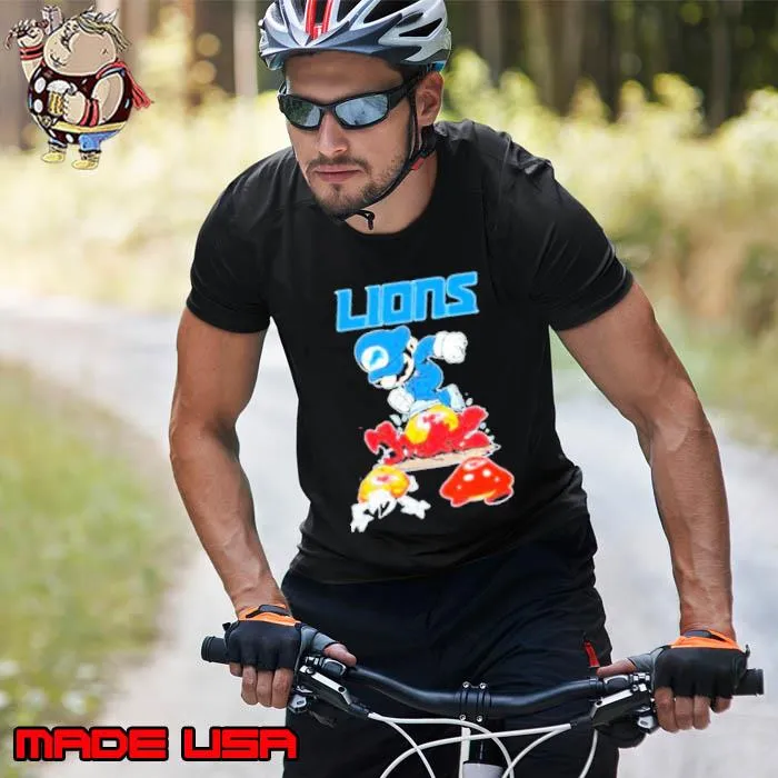 Super Mario Detroit Lions Kansas City Chiefs 2023 Shirt Unisex