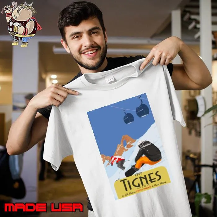 Tignes 2300 Vintage Style Ski s Unisex