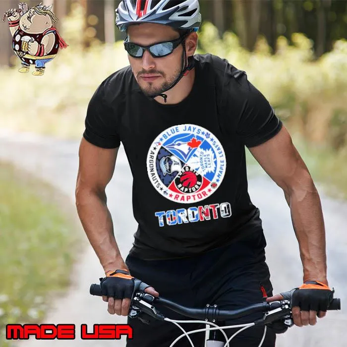 Toronto all sports teams blue jays maple leafs raptors and argonauts logo s Unisex