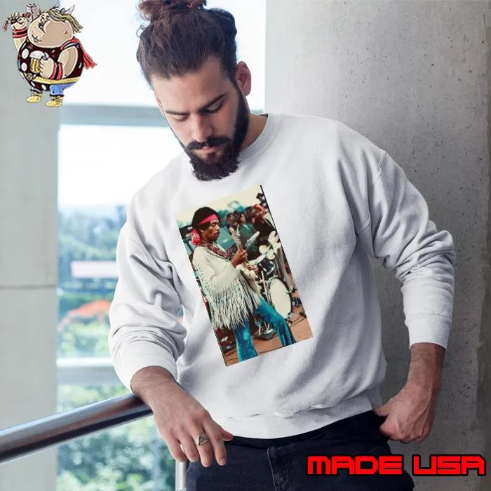 Woodstock jimmy hendrix vintage rock retro Shirt Sweatshirt