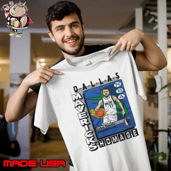 Dallas Mavericks Trading Card Luka Doncic Shirt Unisex