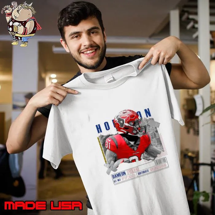 Dameon Pierce American football running bac Texans T-Shirt Unisex