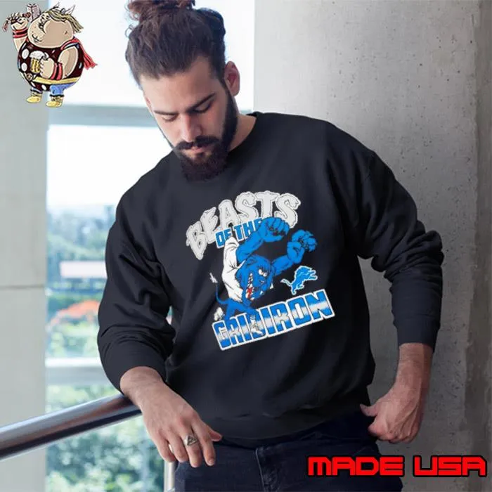 Detroit Lions Homage Monsters of the Gridiron Halloween Shirt Sweatshirt