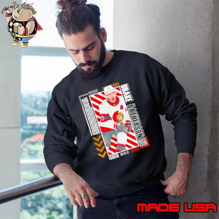 Drake Batherson Hockey Paper Poster Senators s Sweatshirt